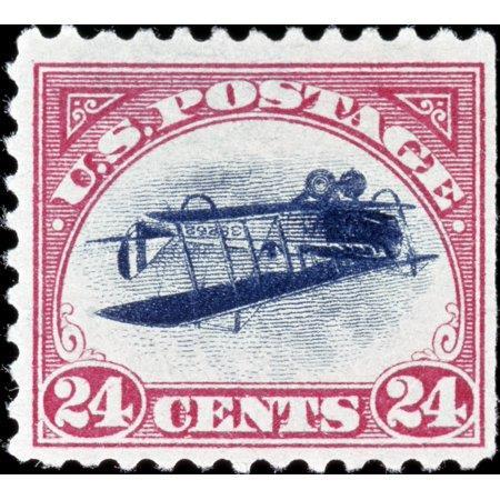In 1917, Congress appropriated $100,000 for an airmail service. The first airmail stamp - a 24-cent stamp that covered postage from New York to Washington, - was issued in May 1918.