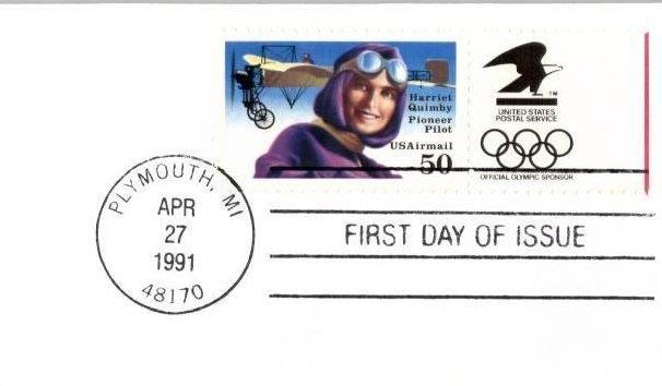 the first airmail from Boston to New York in 1912 but was killed in an airplane accident the day before she was to fly