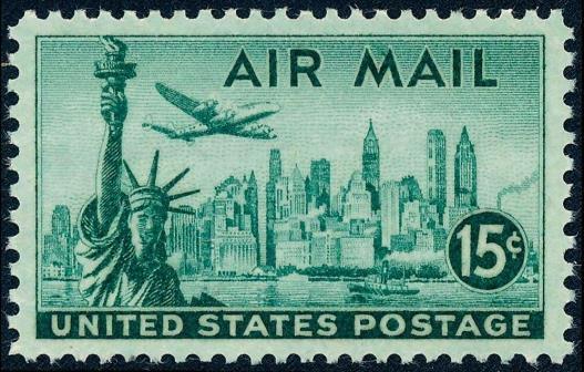 fame. Boeing's Stratocruiser appears on two stamps in 1947, and again in 1949 at the height of