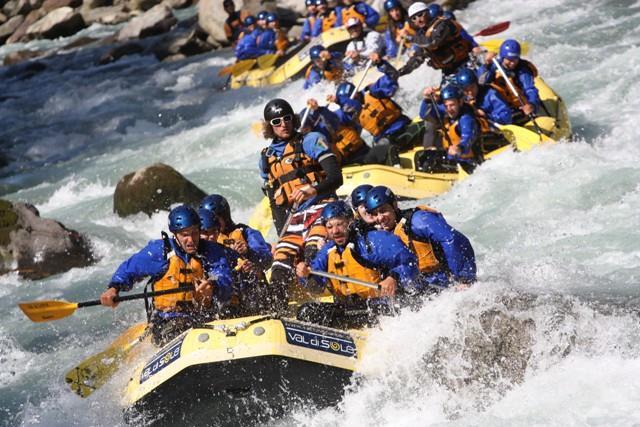 VAL DI SOLE RAFTING CENTRE The Rafting Center Val di Sole is located in the Val di Sole, Trentino, and offers several sport activities such as rafting, hydrospeed, canyoning, canoe and kayak,