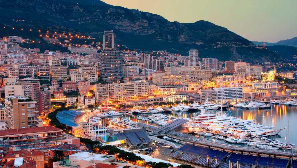 Monaco: Refuge of princes between glamorous walls.