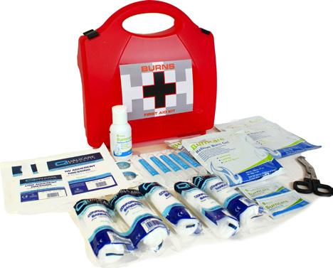 Each QZ0 First Aid Kits 6 SMALL BSI CATERING KIT- Supplied in a -0 px First