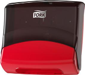 Red/Smoke W 600 Each 6 Tork Industrial Cleaning