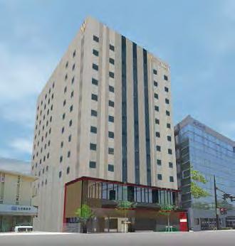 VISTA HOTEL MANAGEMENT New Hotels to be Operated by the Group Hotel Vista Kanazawa - scheduled for opening in 2018 spring The hotel is currently under construction and 213 rooms are currently being