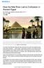 How the Nile River Led to Civilization in Ancient Egypt