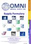 Supply Formulary. Omni Medical Supply, Inc. (800) (248) Fax: (248)