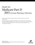 Medicare Part D 2015 Arizona Pharmacy Directory