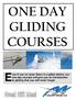 ONE DAY GLIDING COURSES