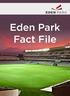 Eden Park Fact File