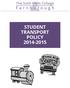 STUDENT TRANSPORT POLICY