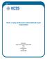 REPORT BY KCSS. State of play of Kosovo s international legal cooperation