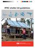 IFRC shelter kit guidelines