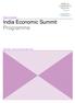 India Economic Summit Programme