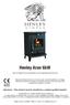 Henley Aran 6kW. Room Heater Stove Installation and Operating Instructions