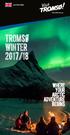ACTIVITIES. Tromsø winter 2017/18