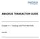 AMADEUS TRANSACTION GUIDE. Chapter 11 Ticketing and PTA (PAS/TICS)