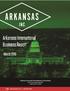 Arkansas Economic Development Commission 900 West Capitol, Suite 400 Little Rock, AR 72201