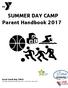 SUMMER DAY CAMP Parent Handbook 2017