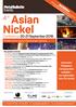Nickel. 4 th Asian. Conference September rd Edition. Indonesia/ Philippines Company Rate available see registration form for details