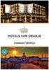 1.1. HISTORY OF THE HOTELS VAN ORANJE
