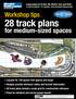 28 track plans. for medium-sized spaces. Workshop tips