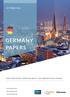 OCTOBER 2016 GERMANY PAPERS DATA AND EXPERT OPINIONS ABOUT THE GERMAN HOTEL MARKET.