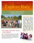 Explore Italy. The Veneto and Friuli Venezia Giulia Regions REGIONS AND CITIES OF NORTHEASTERN ITALY