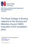 The Royal College of Nursing response to the Nursing and Midwifery Council (NMC) evaluation of the revalidation pilots