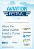 Where the. Global Aviation Industry Comes Together September 2015, Business Design Centre, London.