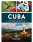 CUBA JOIN THE WOMEN S TRAVEL GROUP ON AN IN-DEPTH JOURNEY DEPARTING MARCH 18, 2018