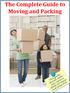 The Complete Guide to Moving and Packing