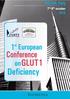 1 st European Conference on Glut1 Deficiency