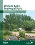 Wallace Lake Provincial Park. Management Plan
