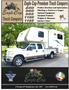 Product Brochure and Information Matching a Truck to a Camper Optional Equipment Standard Features Weights & Measures Interior Colors