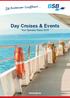 Day Cruises & Events. Tour Operator Rates