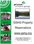 GSHG Property Reservations