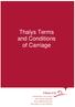 Thalys Terms and Conditions. Terms and Conditions