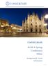 CONSULEGIS. AGM & Spring Conference Milan. Background & Travel Information