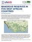 MANGROVE RESERVES IN FIVE WEST AFRICAN COUNTRIES