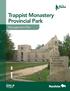 Trappist Monastery Provincial Park. Management Plan