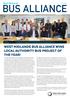 ALLIANCEIssue 2. Members of the West Midlands Bus Alliance Board with the UK Bus Award and the National Air Quality Award