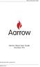 Aarrow Stove User Guide December 2015