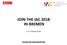 JOIN THE IAC 2018 IN BREMEN