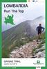 Lombardia. Run The Top. Guide and GPS.