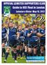 Official Leinster Supporters Club Guide to HEC Final in London. Leinster v Ulster May 19, 2012