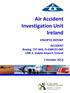 Air Accident Investigation Unit Ireland. SYNOPTIC REPORT ACCIDENT Boeing, 737-8AS, EI-EMH/EI-EKK LINK 2, Dublin Airport, Ireland