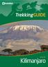 Trekking GUIDE 2015/16. Kilimanjaro