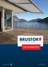 SUN PROTECTION BRUSTOR OUTDOOR SUN SYSTEMS. sun protection PATENTED PRODUCTS GB