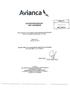 Avianca Airbus A318/A319/A320/A321 NEF NON-ESSENTIAL EQUIPMENT AND FURNISHINGS RECORD OF REVISIONS