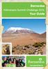 Barnardos. Your Guide. Kilimanjaro Summit Challenge 2014: